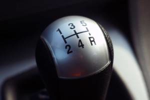 Gear shift in car